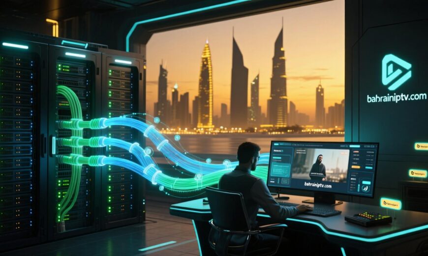 A family happily watching TV together, with a bright, clear image displayed on the screen.